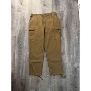 Propper Mens Cargo Pants Size Large Beige 60% Cotton Pockets Straight Leg